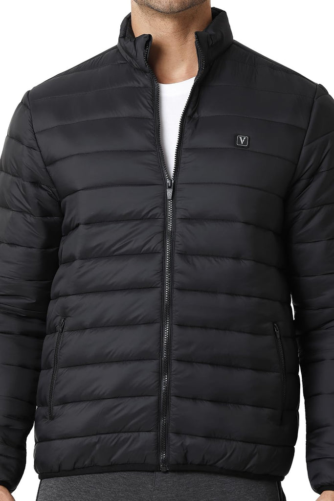 Black Van Heusen Men Quilted Jacket