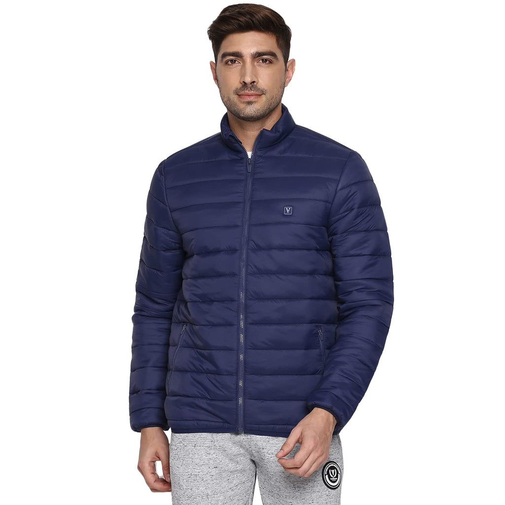 Navy Van Heusen Men Quilted Jacket