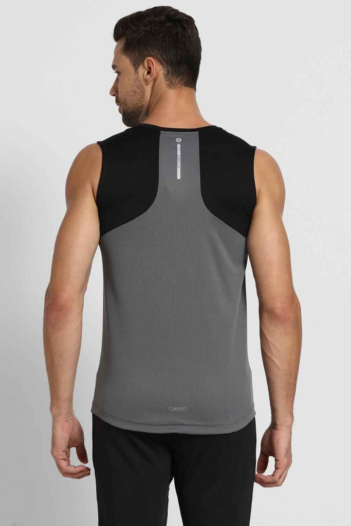 Men Grey Active Vest