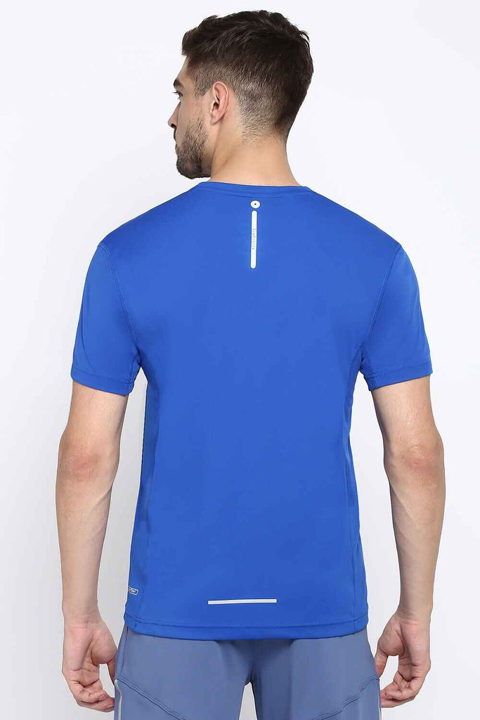 Men Nautical Blue Active T-shirt