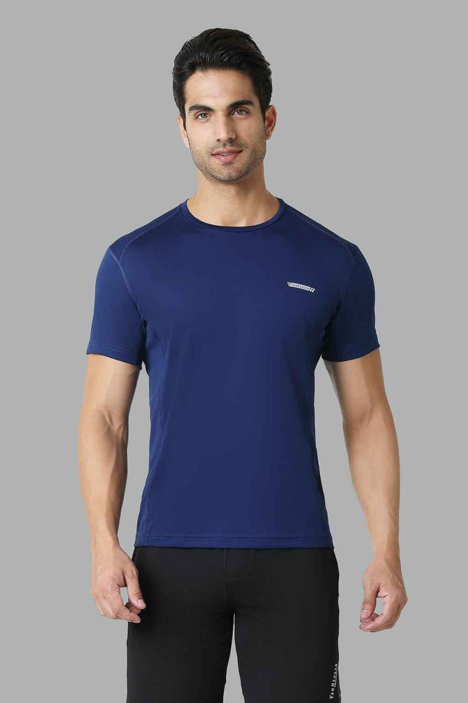 Men Navy Active T-shirt