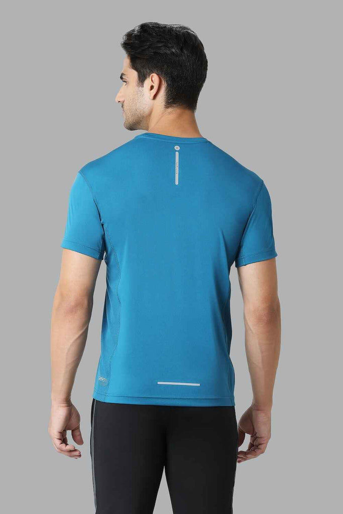 Men Teal Active T-shirt