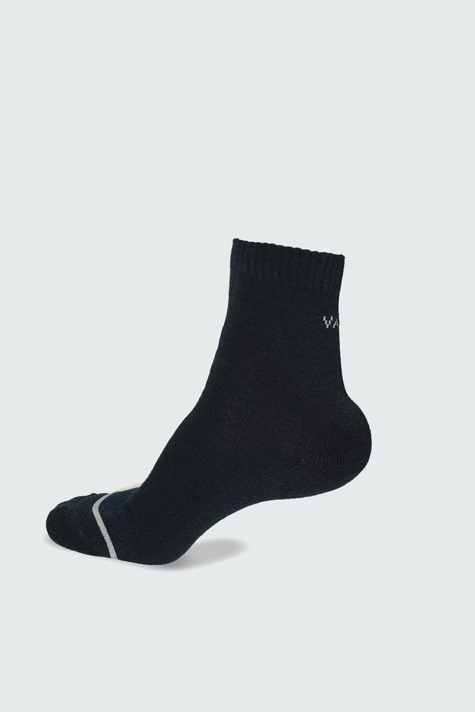 Men Navy Solid Socks