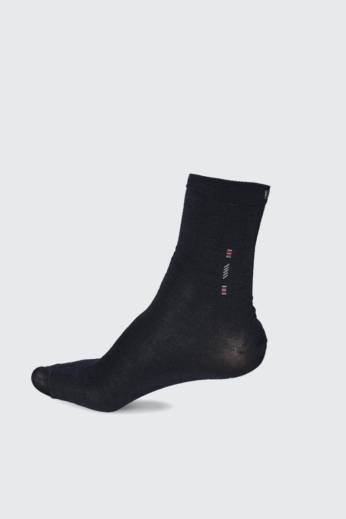 Men Navy Solid Socks 