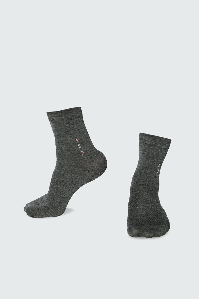 Men Grey Solid socks