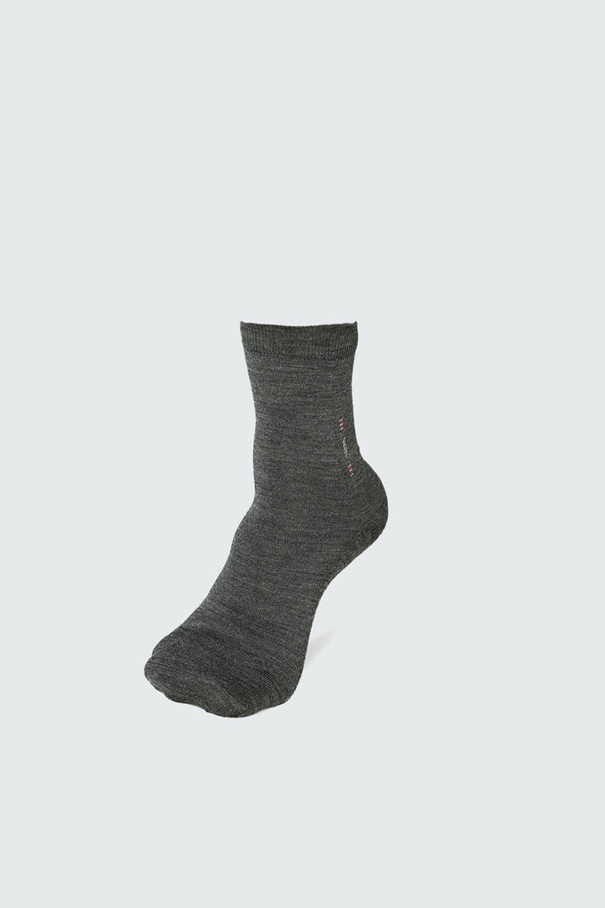 Men Grey Solid socks