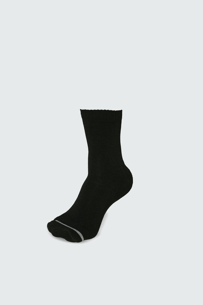 Men Black Solid Socks