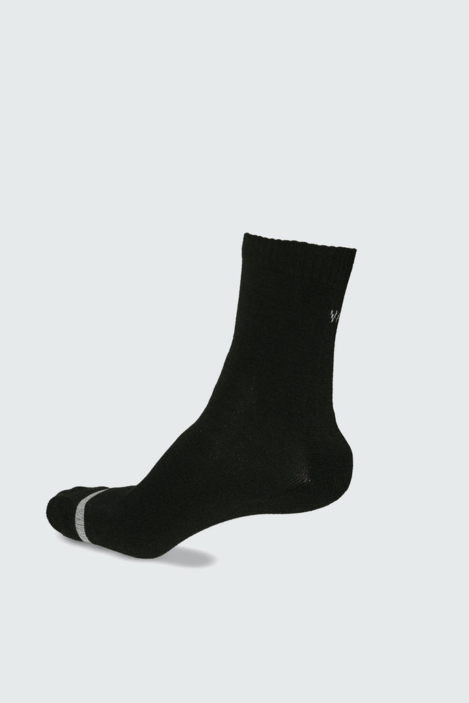 Men Black Solid Socks