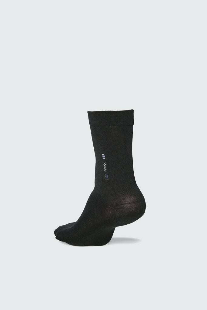 Men Black Solid Socks