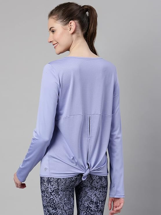 Purple Slate Enamor Long Sleeve Activewear Tee