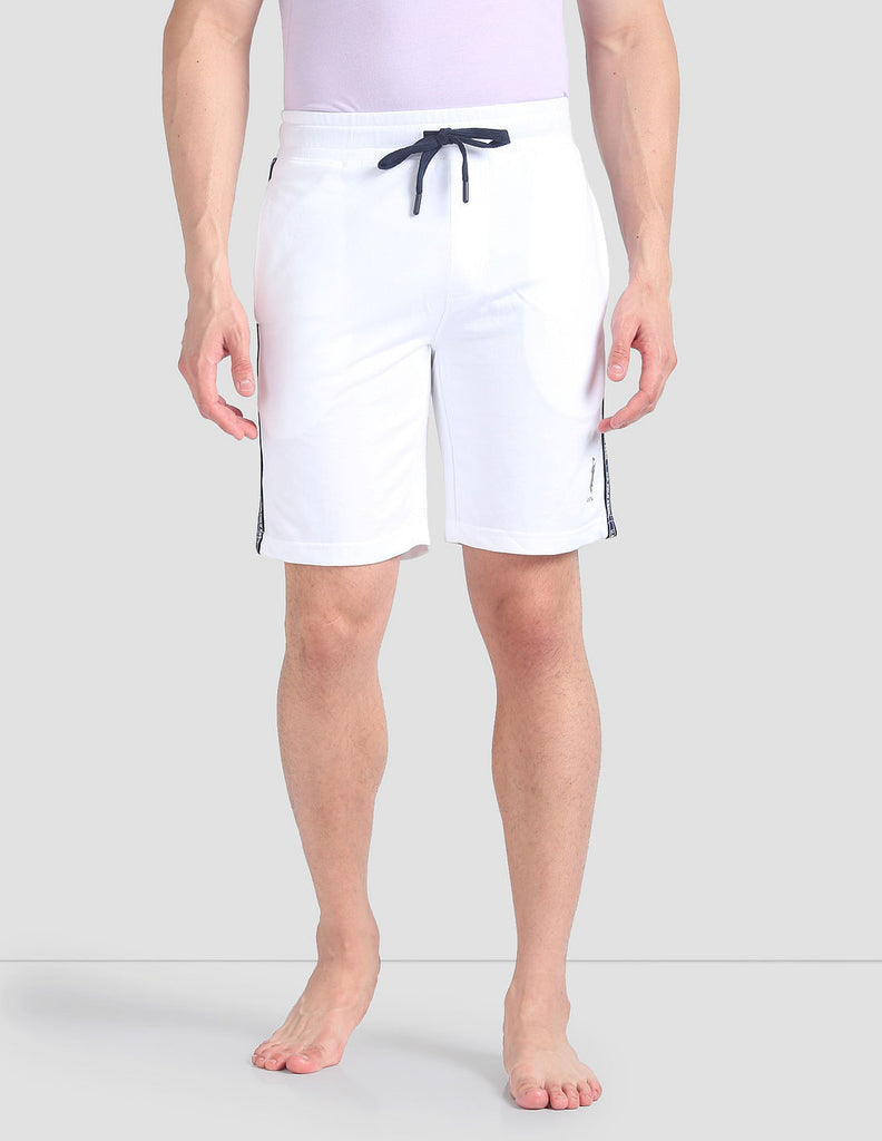 White USPA Lounge Shorts