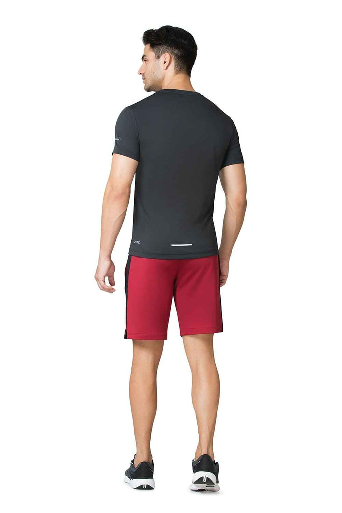 Men Wine Active Shorts