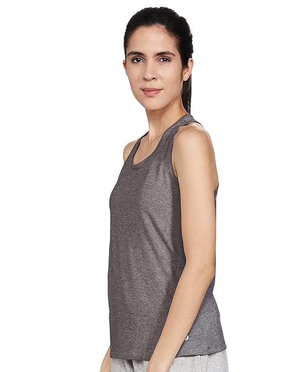 Olive night melange Enamor Active Racer Tank