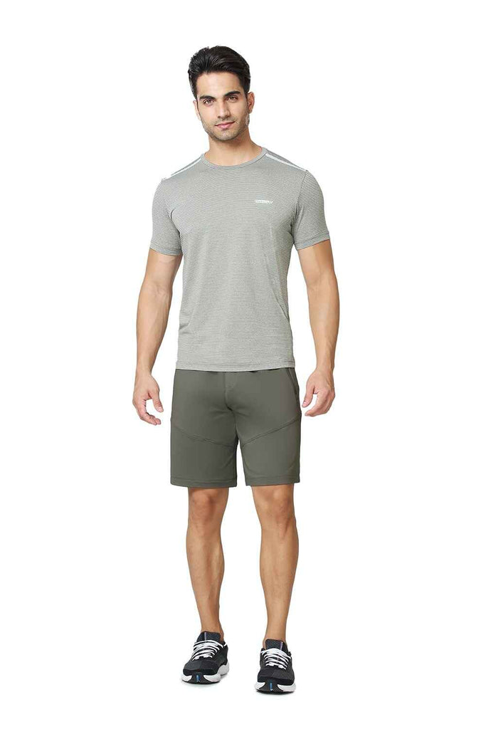 Men Army Active Shorts