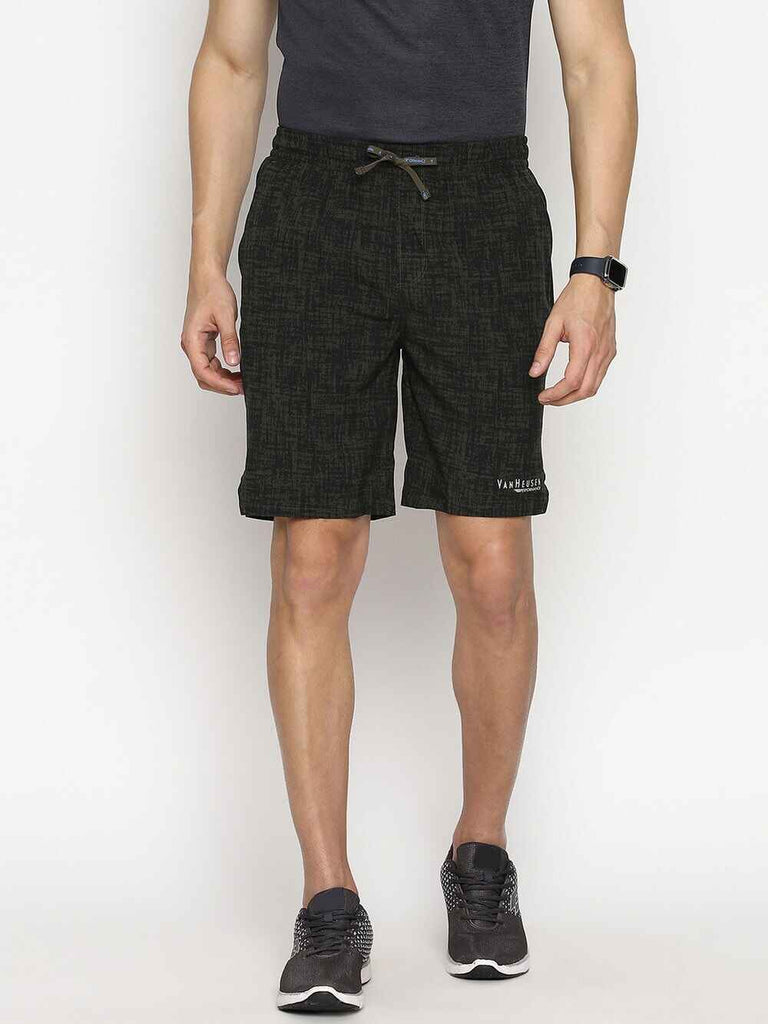 Men Green Shorts