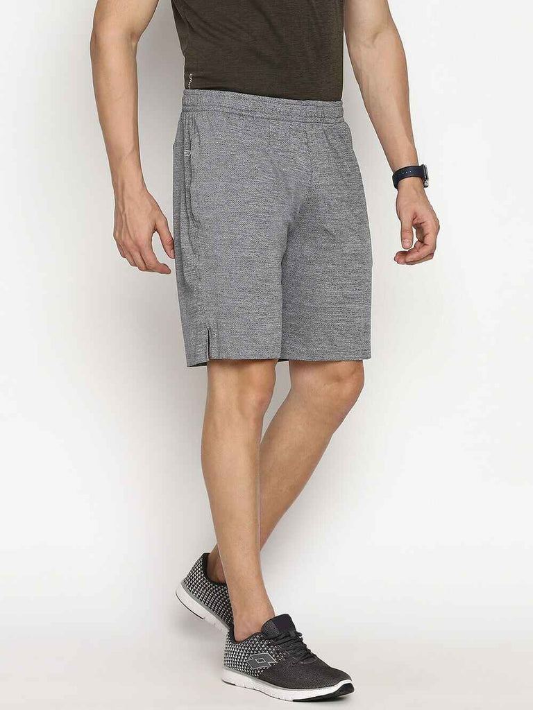 Men Grey Mel Shorts