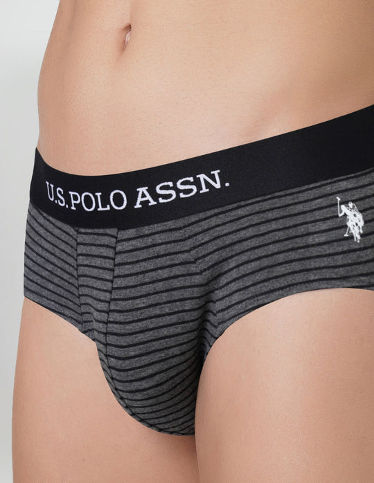 Dark Grey USPA Men's Briefs