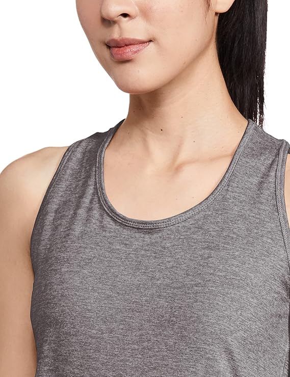 Olive night melange Enamor Active Racer Tank