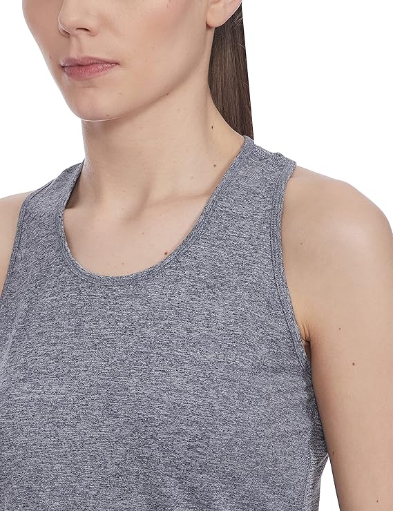 Navy Melange Enamor Active Racer Tank