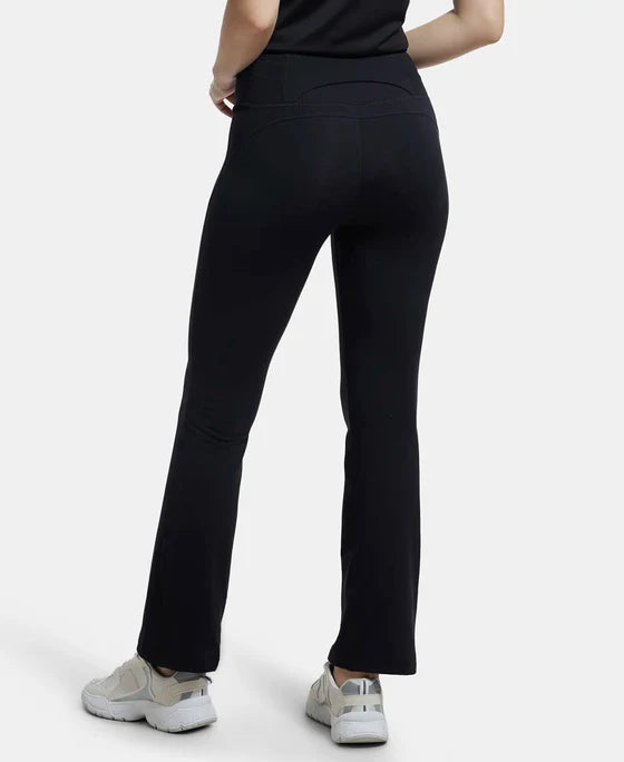 Black Jockey Women Flared Pants