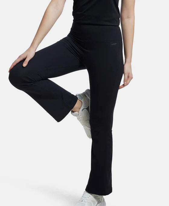 Black Jockey Women Flared Pants