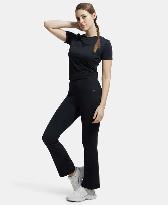 Black Jockey Women Flared Pants