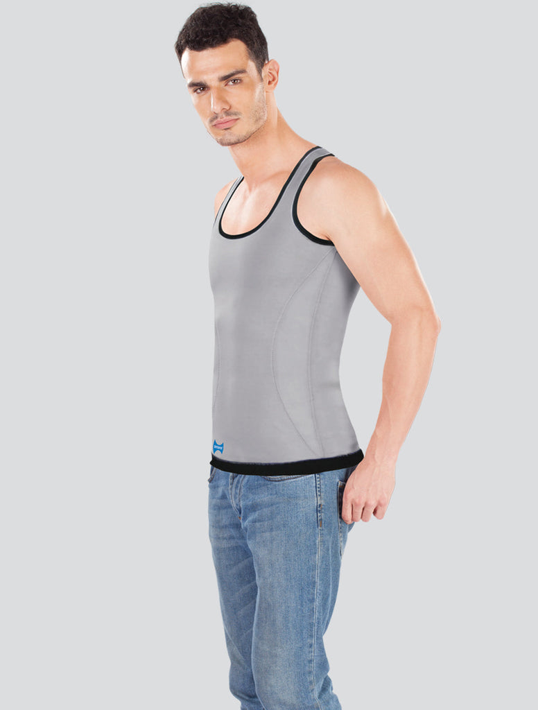 Grey Black Zenrik Everyday Abdomen & Chest Shapewear