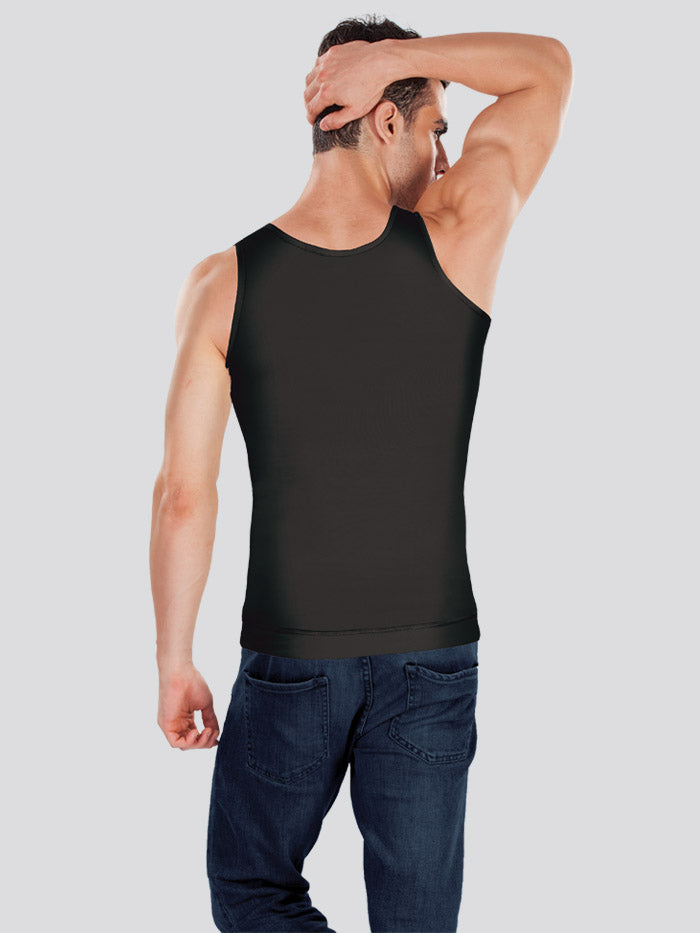 Black Zenrik-G Gynaecomastia Shapewear Vest