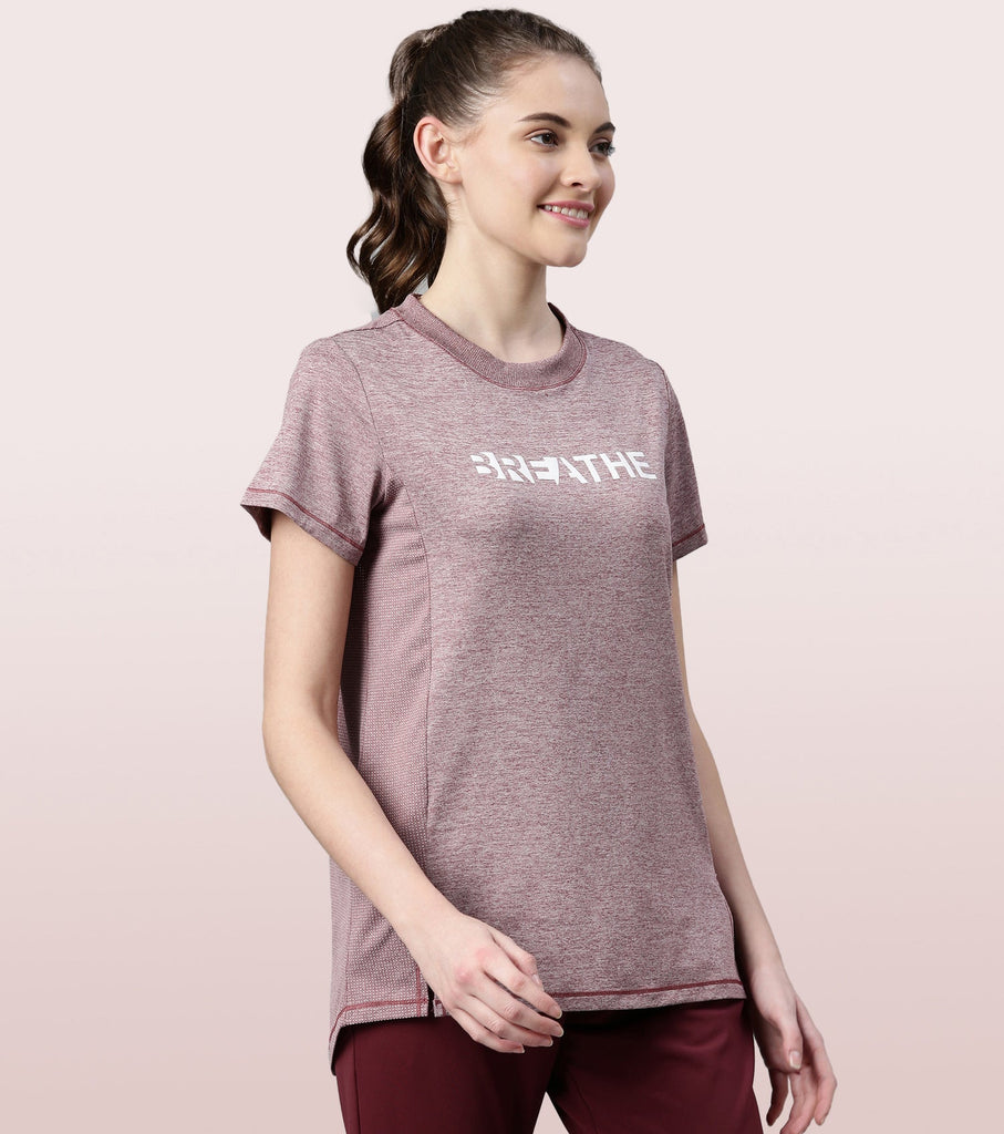 Dry Blood Melange Enamor Dry Fit Breathe Tee