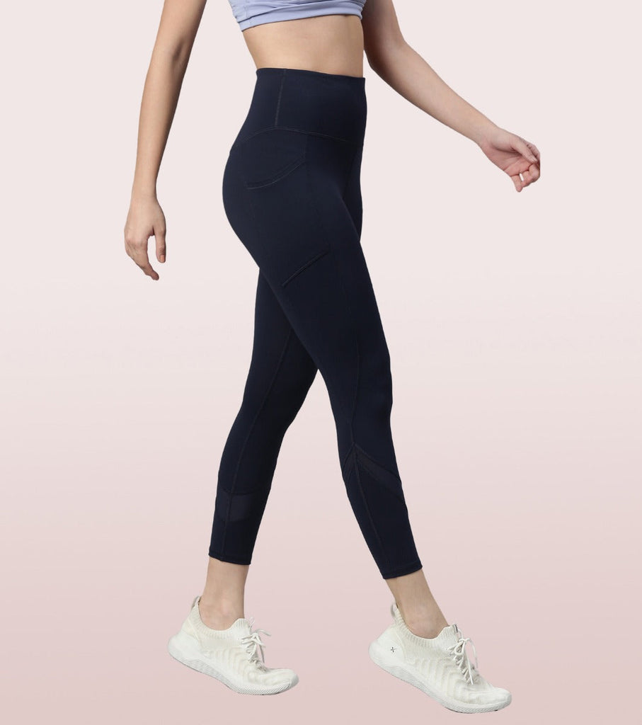 Navy Enamor Active Cottony Legging