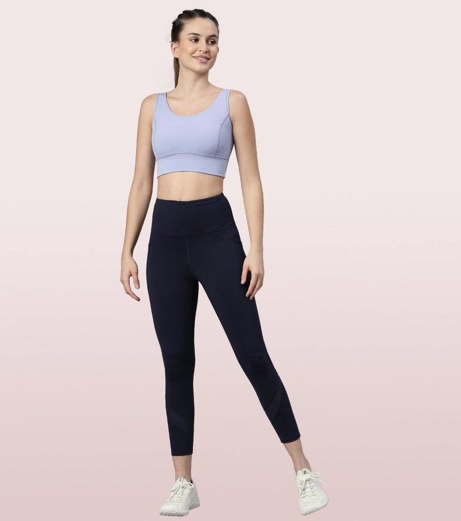 Navy Enamor Active Cottony Legging