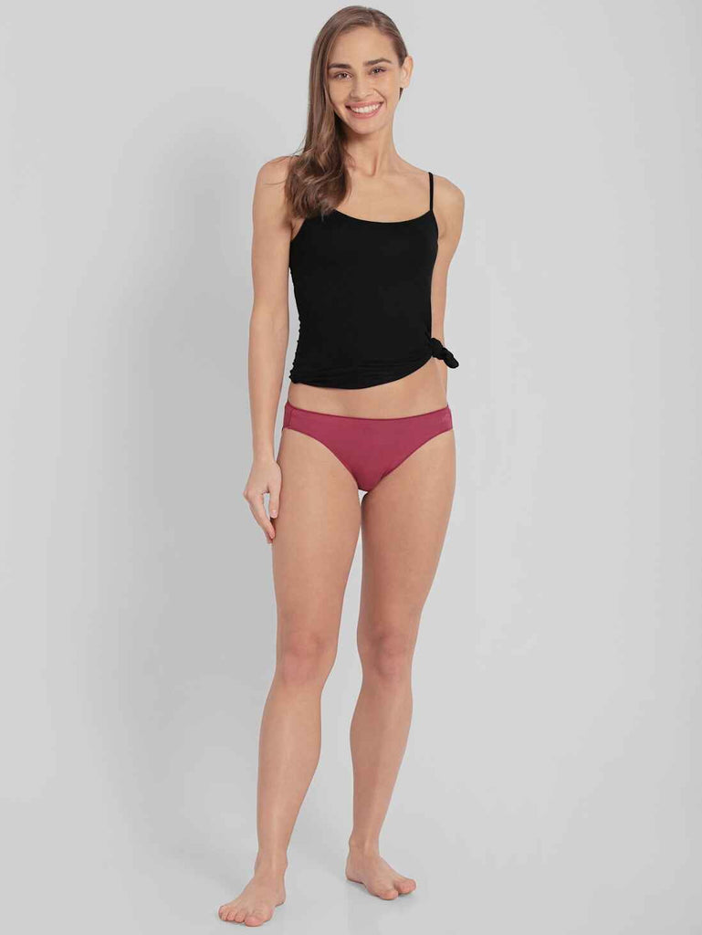 Assorted JOCKEY Women's Micro Modal Elastane Stretch Mid Waist Bikini.