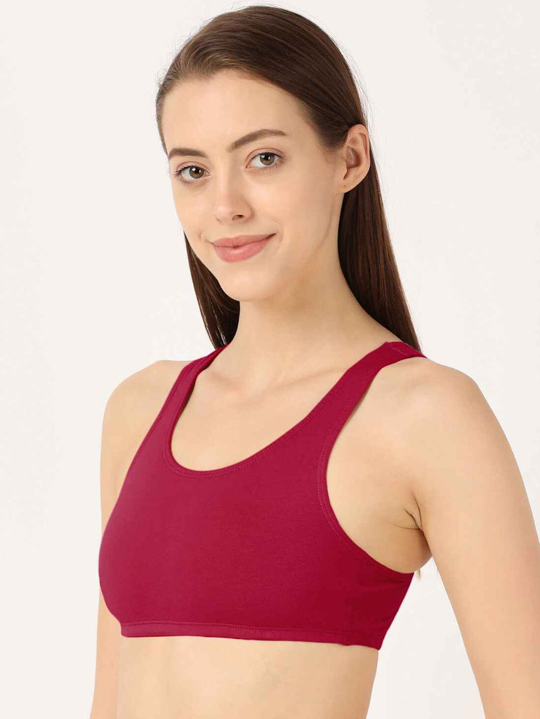 Beet Red Jockey Women's Crop Top