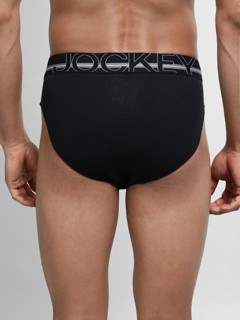 Black Jockey Men's Solid Brief