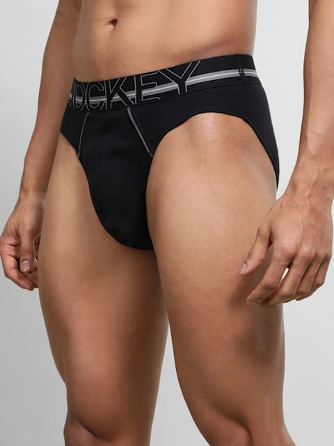 Black Jockey Men's Solid Brief