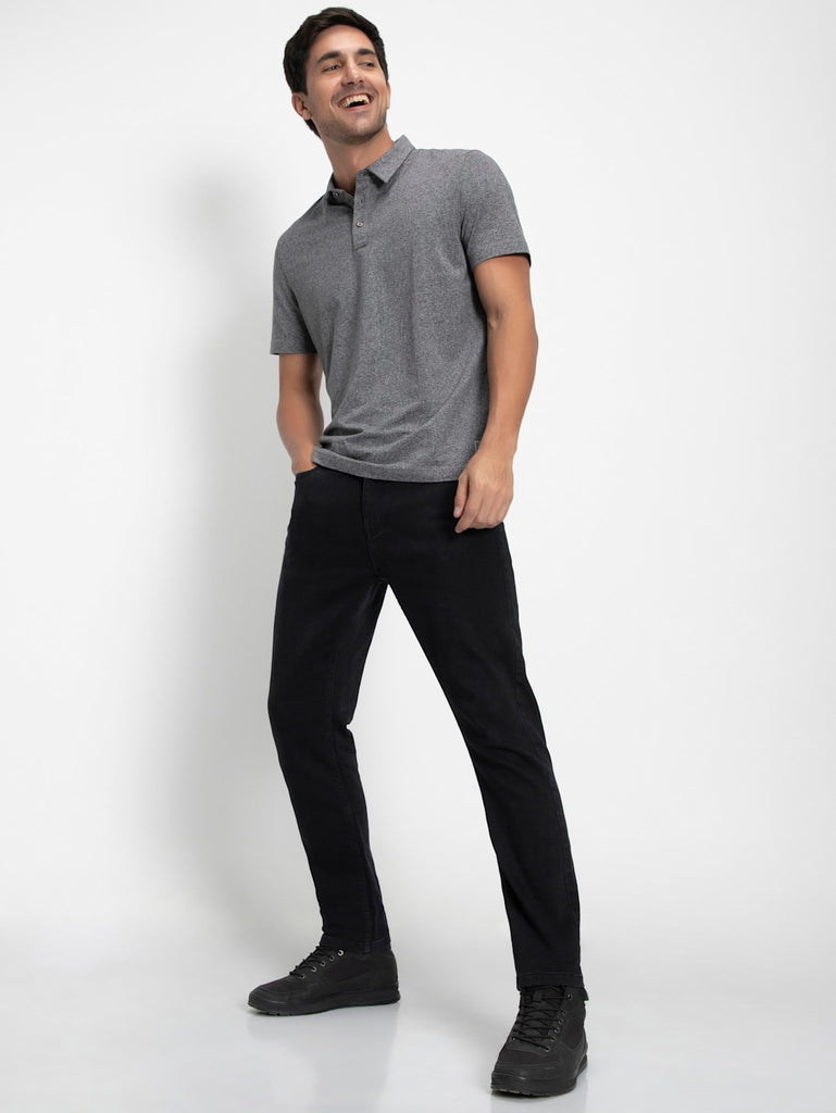 Black Stone JOCKEY Men's Slim Fit Leisure Jeans