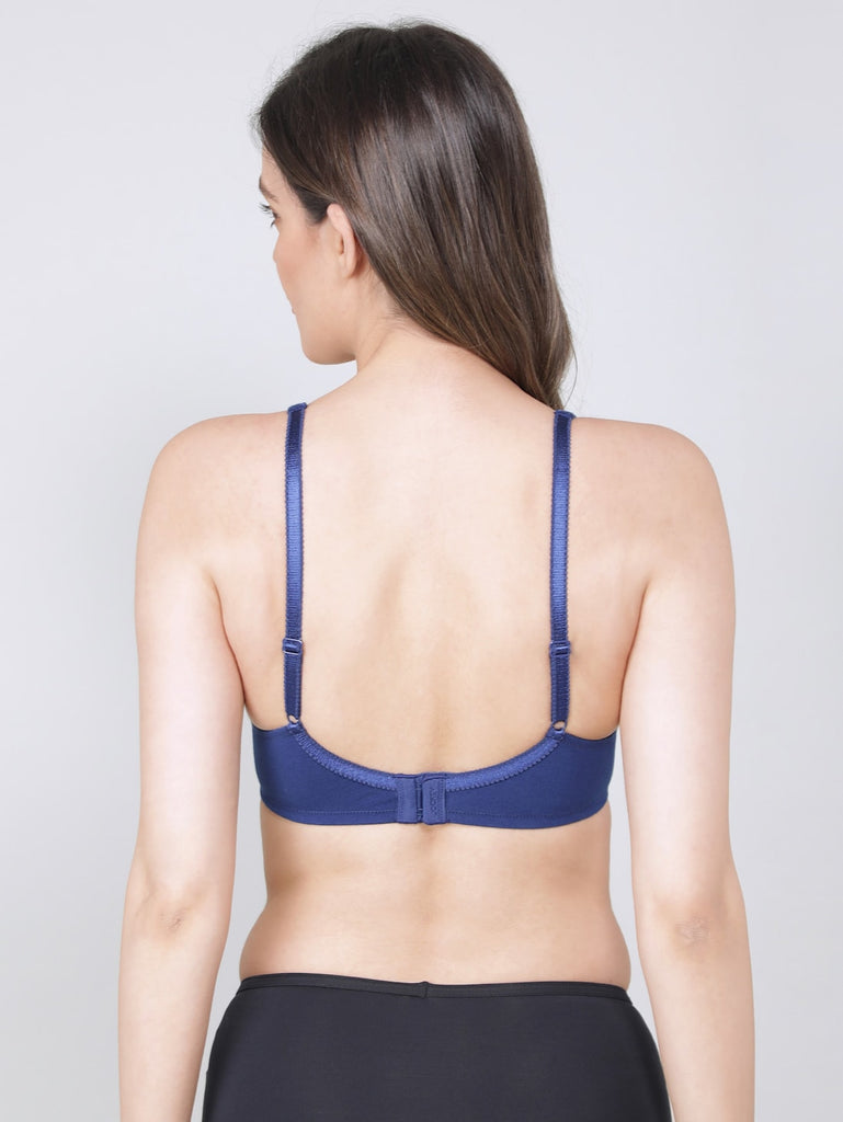 blue Jockey wirefree non padded Everyday bra for women