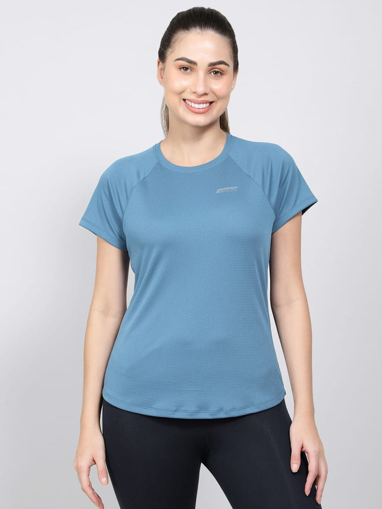 Bright Cobalt Jockey Women's Relaxed Fit Half Sleeve T-Shirt.