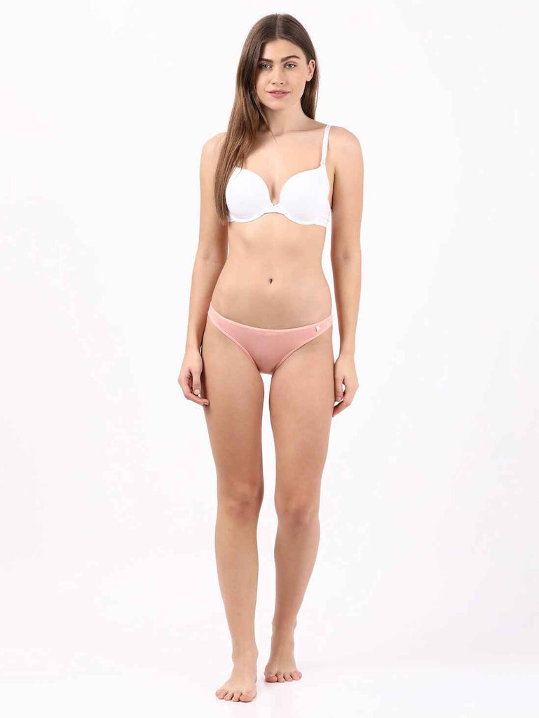 Candelight Peach JOCKEY Women's Low Waist Bikini.