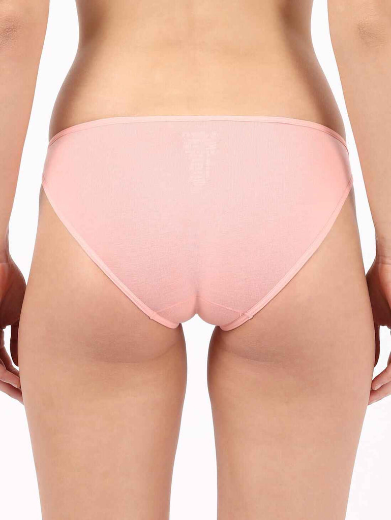 Candelight Peach JOCKEY Women's Low Waist Bikini.