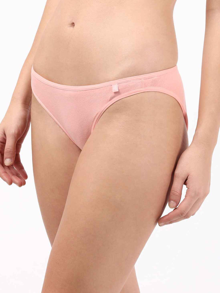 Candelight Peach JOCKEY Women's Low Waist Bikini.