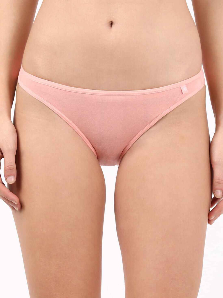 Candelight Peach JOCKEY Women's Low Waist Bikini.