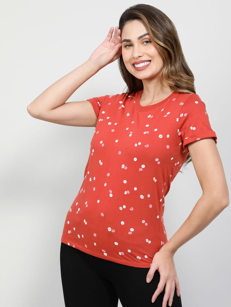 Cinnabar JOCKEY Women's Short Sleeve T-Shirt