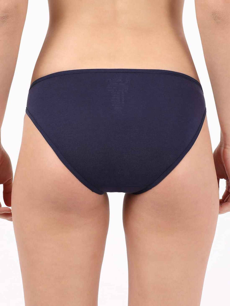 Classic Navy JOCKEY Women's Low Waist Bikini.