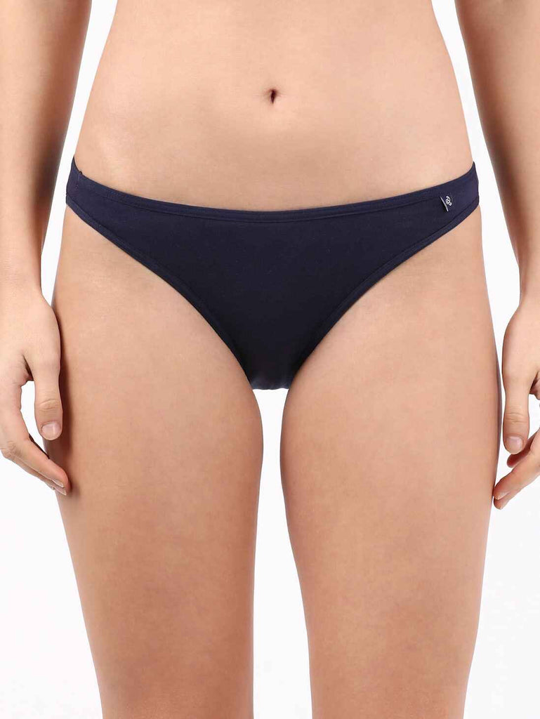 Classic Navy JOCKEY Women's Low Waist Bikini.