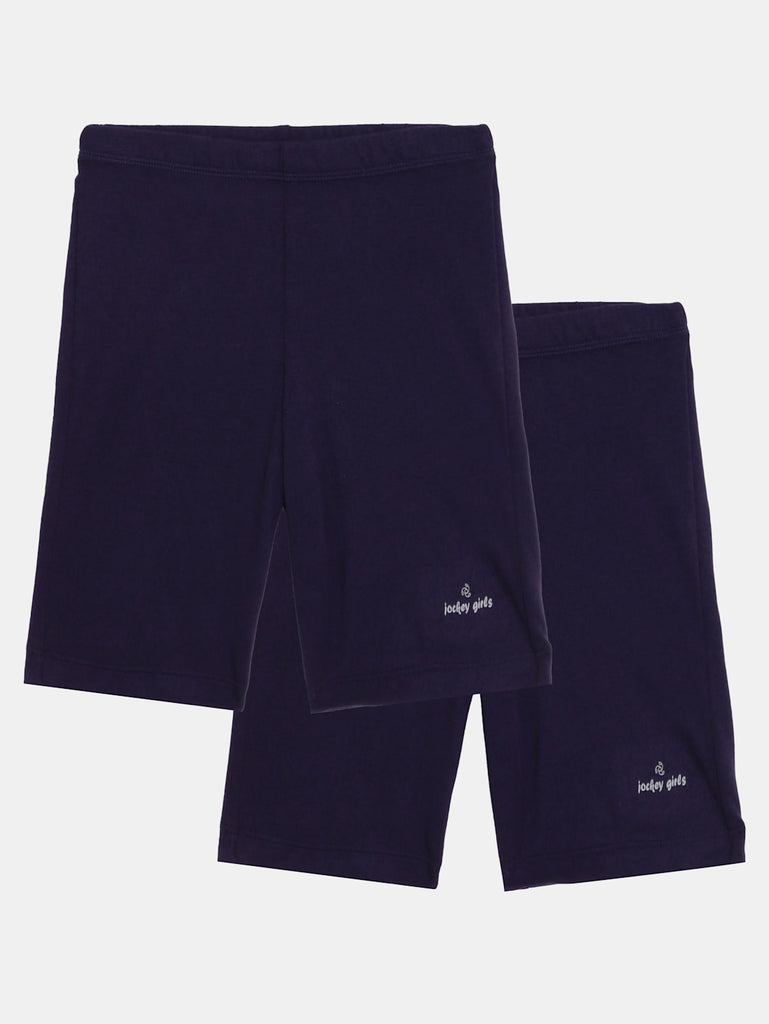 Classic Navy Jockey Girl's Shorties