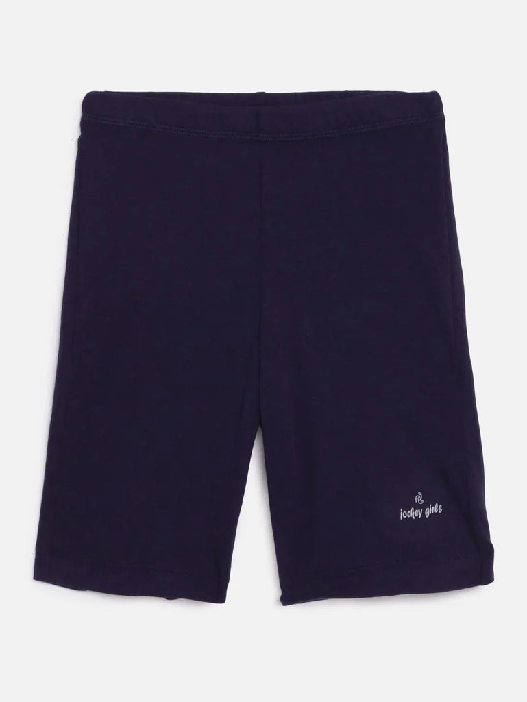 Classic Navy Jockey Girl's Shorties