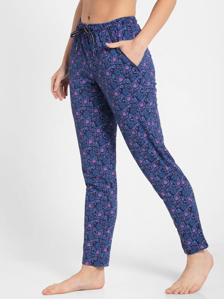 Classic Navy JOCKEY Women's Relaxed Fit Pyjama.