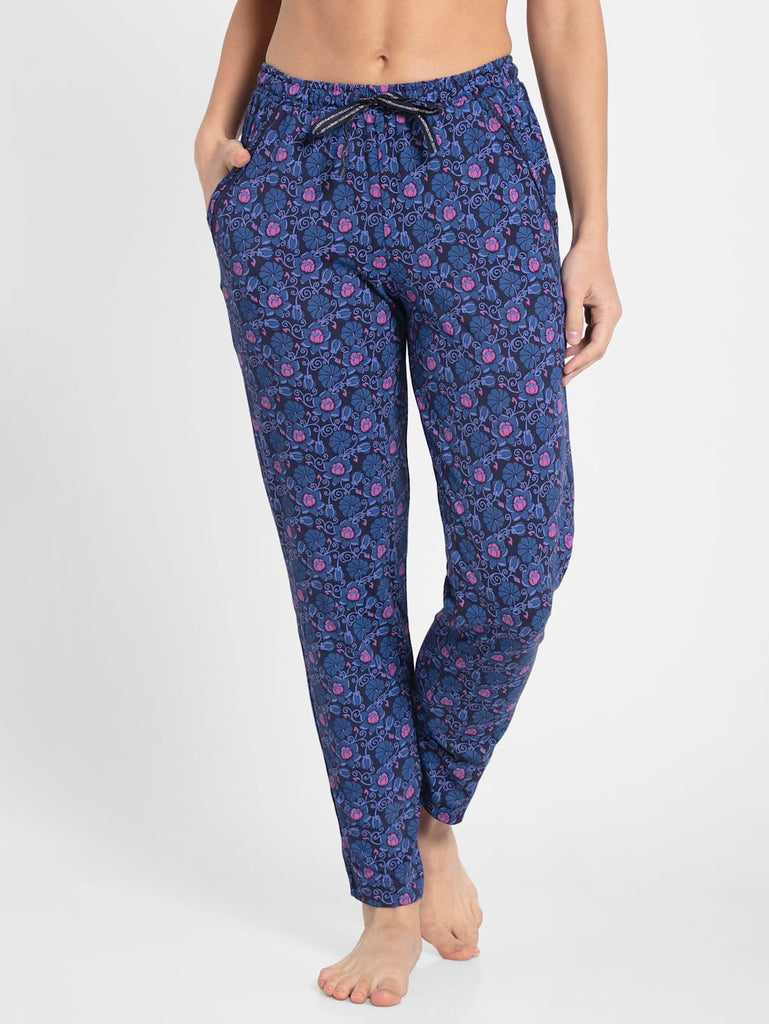 Classic Navy JOCKEY Women's Relaxed Fit Pyjama.