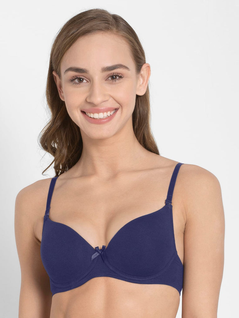 Classic Navy JOCKEY Women's Under-Wired T-Shirt Bra